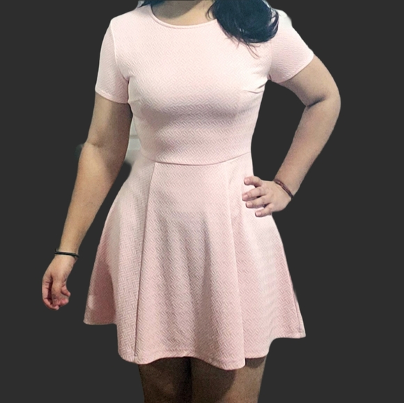 Light Pink Forever 21 Midi Dress - Casual/Formal - Picture 4 of 5